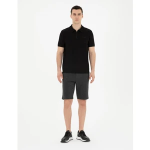 Pierre Cardin Erkek Antrasit Melanj Slim Fit Örme Şort 50292994-VR081