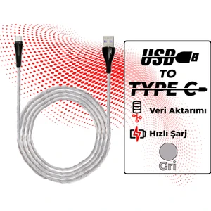Usb-A To Type-C Şarj Kablosu