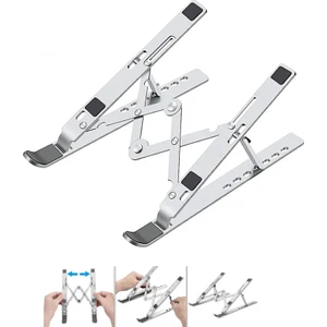 Alfalink Al-10 Alüminyum Macbook Uyumlu Kademeli Notebook Stand