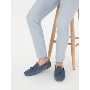 Pierre Cardin Erkek İndigo %100 Deri Loafer Ayakkabı 50287200-VR028