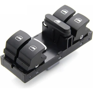 Volkswagen Golf 6 Vı Sol Dörtlü Cam Düğmesi Krom 2008-2012