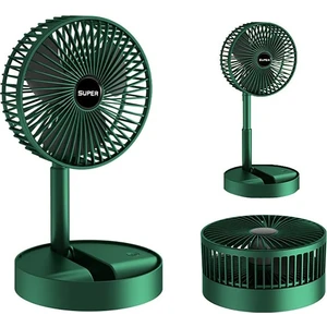 Masaüstü Vantilatör Şarjlı Vantilatör Yükselebilen Fan Vantilatör Soğutucu Fan Klima Serinletici Fan 3 Kademeli Hız Ayarı Vantilatör