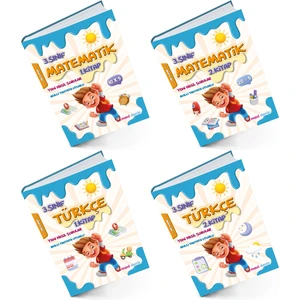 Mavi Deniz Yayınları 2024 3. Sınıf Matematik 1. Kitap - Matematik 2. Kitap - Türkçe 1. Sınıf - Türkçe 2. Kitap