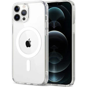 iPhone 12 Pro Kılıf Magsafe Wireless Şarj Özellikli Şeffaf Kılıf