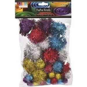 Pon Pon Metalik 15-25-38 Mm 40'Lı        --SS13-2