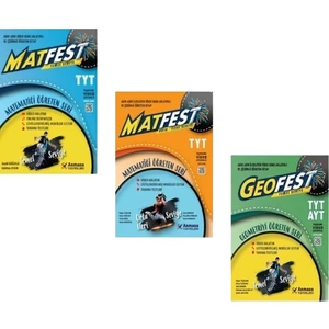 Armada Yayınları TYT Matfest Temel Seviye Matematiği Öğreten Seri -  Matfest Orta İleri Seviye Matematiği Öğreten Seri - Geofest Temel Seviye Geometriyi Öğreten Seri 3'lü Set