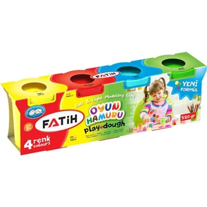 Oyun Hamuru 4 Renk (4*130=520GR)