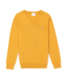 U.S. Polo Assn. Erkek Çocuk Hardal Kazak /Triko 50269415-VR072