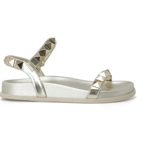 Nine West Mıld 4fx Altın Kadın Kalın Taban Sandalet