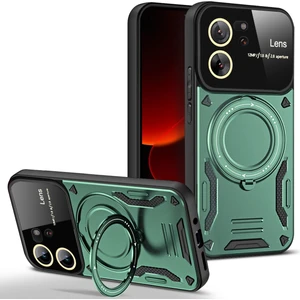 4U Sky Xiaomi 13T Manyetik Telefon Kılıfı Için Kickstand Pc+Tpu Hibrit Kapak-Yeşil (Yurt Dışından)