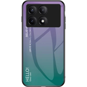 4U Sky Xiaomi Poco X6 Pro 5g Temperli Cam Kılıf Degrade Renkli Telefon Kapağı-Mor Için (Yurt Dışından)