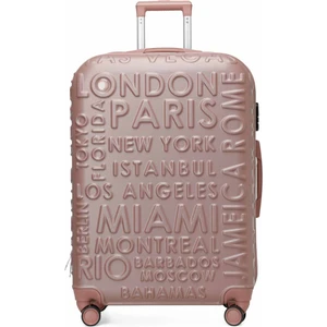 Lugano -O Abs 4fx Pudra Unisex Orta Boy Valiz