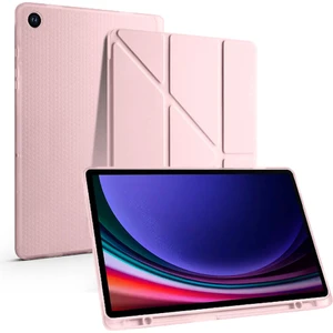 Samsung Galaxy Tab S6 Lite 2024 P620 P610 Kılıf Kalem Bölmeli Trifolding Case 13-15-17