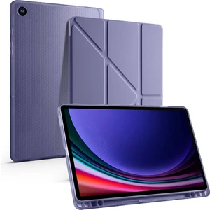 Samsung Galaxy Tab S6 Lite 2024 P620 P610 Kılıf Kalem Bölmeli Trifolding Case 13-15-17