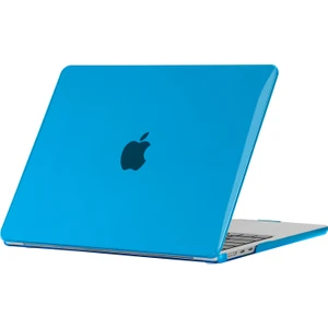 Seashell Digital Macbook Air 15 Inç (2023) M2 A2941/(2024) A3114 M3 Laptop Çantası Şeffaf Sert Pc Koruyucu Kapak-Mavi (Yurt Dışından)
