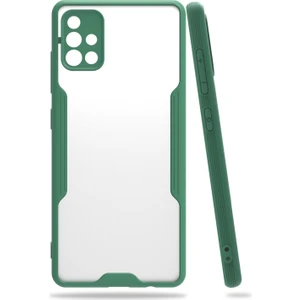 Samsung Galaxy A71 Uyumlu Platin Seri Arka Koruma Kılıf