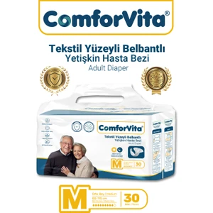 Tekstil Yüzeyli Belbantlı 30'lu Hasta Bezi - Medium