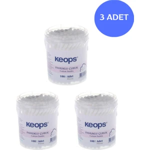 100LÜ Pamuklu Kulak Çubuğu 3 x 100'LÜ