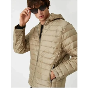 3Wam20155Hw Bej 050 Erkek Polyester Outerwear Mont