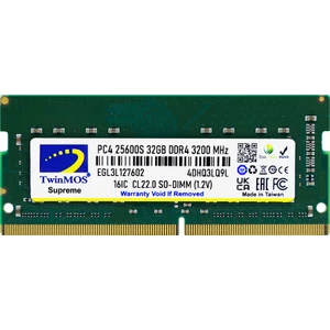 TwinMOS DDR4 32GB 3200MHz Notebook Ram (MDD432GB3200N)