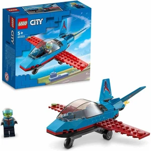 LEGO® City Gösteri Uçağı 60323 - 5 Yaş ve Üzeri Çocuklar için Pilot Minifigürü İçeren Oyuncak Jet Yapım Seti (59 Parça)