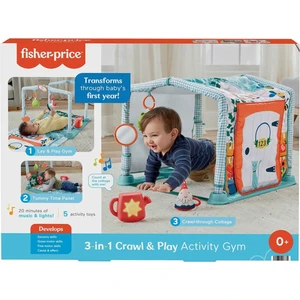 Fisher Price 3'ü 1 Arada Sevimli Kulübe Jimnastik Merkezi HJK45