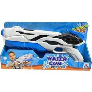 KZL Su Tabancası Pompalı Büyük 87888 Beyaz Siyah Mavi