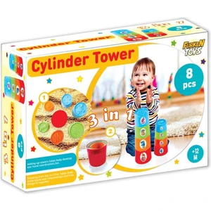 Eğitici Oyuncak 3 in 1 Silindir Kule FR55788