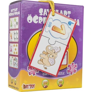 Dıytoy Sayıları Öğreniyorum Eva 11 Adet İkili Puzzle