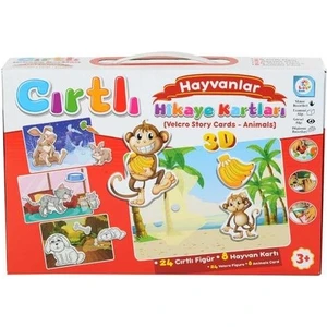 Laço Kids Cırtlı Hikaye Kartları Hayvanlar LC7205