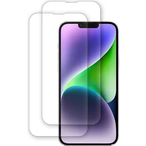 iPhone 14 Plus Temperli Cam Ekran Koruyucu Tam Ekran Kaplama, 2'li Paket
