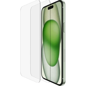iPhone 15 Plus Temperli Cam Ekran Koruyucu Tam Ekran Kaplama 2'li Paket