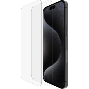 iPhone 15 Pro Max Temperli Cam Ekran Koruyucu Tam Ekran Kaplama, 2'li Paket