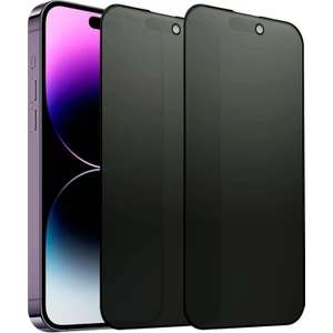 iPhone 14 Pro Max Gizli Hayalet Cam Ekran Koruyucu 2'li Paket