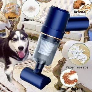 Araba ve Ev Için El Elektrikli Süpürge Kablosuz Taşınabilir Kuru Islak Mini Elektrikli Süpürge Toz Kum Temizleme Makinesi (Yurt Dışından)