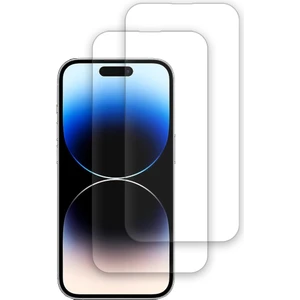 iPhone14 Pro Max Temperli Cam Ekran Koruyucu Tam Ekran Kaplama, 2'li Paket
