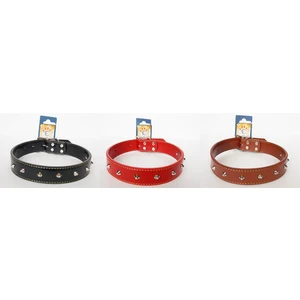 Metal Aksesuarlı Deri Boyun Tasma 55 Cm