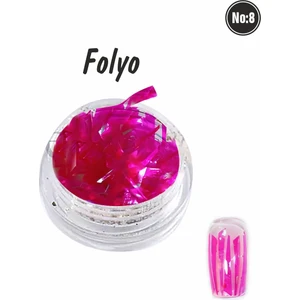 Tırnak Süsleme Folyo Parçaları Nail Art Tırnak Süsleme Şeritleri