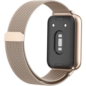 Samsung  Galaxy Fit 3 Uyumlu Metal Hasır Kordon Güçlü Mıknatıs