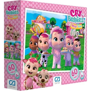 Ca Games Cry Babies Lisanslı 60 Parça 34X24CM Çocuk Puzzle Yapboz Serisi