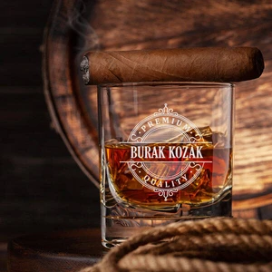Kişiye Özel Kaliteli Isimli Viski Bardağı