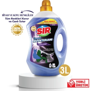 Çamaşır Jel Deterjanı Siyah ve Koyu Renkliler 3 L