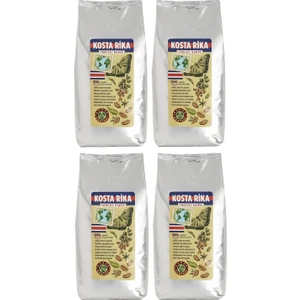 Kahve Dünyası Yöresel Kosta Rika Çekirdek Filtre Kahve 4 x 1000 gr