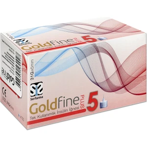 Gold Fine Plus Insülin İğnesi 31 g x 5 mm