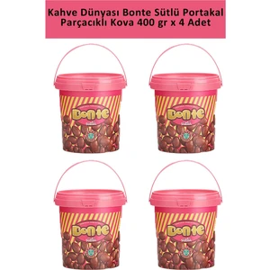 Kahve Dünyası Bonte Portakal Parçacık Kova 400 gr x 4 Adet