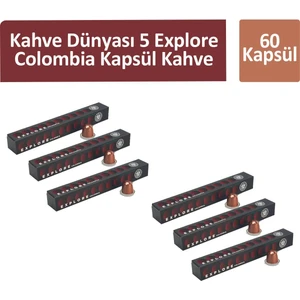 Kahve Dünyası 5 Explore Colombia Kapsül Kahve 60 Kapsül