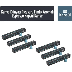 Kahve Dünyası Pleasure Fındık Aromalı Espresso Kapsül Kahve 60 Kapsül