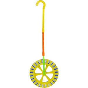Nostalji Kutusu Dev Boy Nostaljik Oyuncak Çubuklu Zilli Çınçın Sopalı Büyük Tekerlek Çın Çın