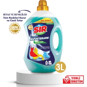 Çamaşır Jel Deterjanı Beyaz ve Renkliler 3 L