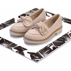 Bej Kumaş  Kadın Loafer Ayakkabı K01257060704